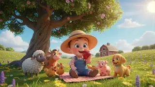 Rutina diaria de Baby Farmer 🌞🌾 | Canciones infantiles de la granja | Rima Divertida para Niños 🚜