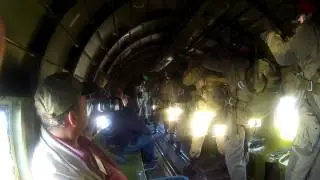 WWII Airborne Jump from C-47 - As Real As It Gets!