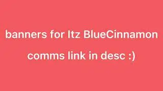 Banners For Itz BlueCinnamon // The Cherry Plays Roblox