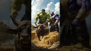 Hulk life in village🌾 #aihulk #aimarvel #avengers #aicreativity