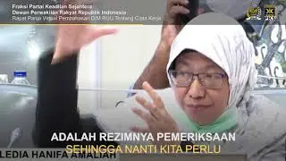 Ledia Hanifa Berikan 2 Catatan Saat Rapat Pembahasan DIM RUU Cipta Kerja