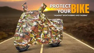 Fabtec Waterproof Bike Cover/Scooty Cover for bike / scooty (Jungle Print Two Wheeler Cover)
