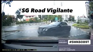 21mar2023 Cuscaden road #SMK6089T bentley conti gtx Driving against the flow of traffic