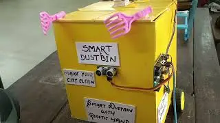 Smart Dustbin science project, inspire project ,