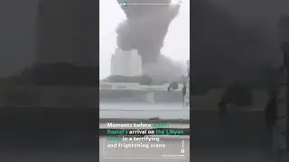 Terrifying Arrival: #Storm #Daniel Approaches the #Libyan #coast #libya #tabadultv