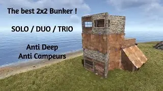 RUST BASE 2x2 - Best Bunker solo / duo / trio !