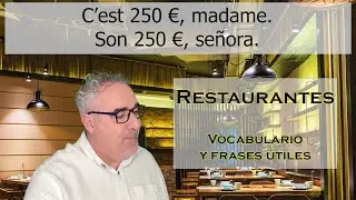 Frases y palabras &uacute;tiles en restaurantes