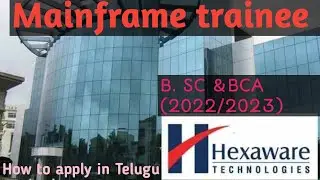 Hexaware Technologies in Telugu/ Step by step guide to apply for -  in Telugu