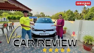 VOLKSWAGEN VIRTUS CAR REVIEW VLOG 🚘🎥 | Обзор владельца на тамильском языке