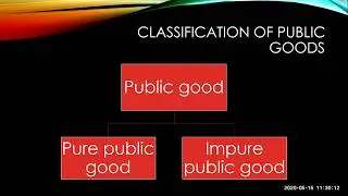Classification and optimal provision of public goods.