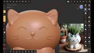 3D sculpt a Cat pot with Nomad