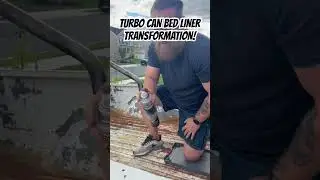 TURBO CAN BED LINER TRANSFORMATION #automobile #fordf100 #truck #spraypaint