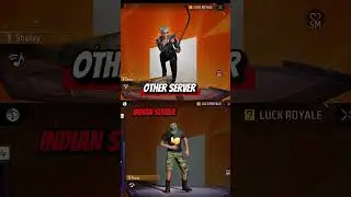 Other server Vs Indian server 🤣 #freefire