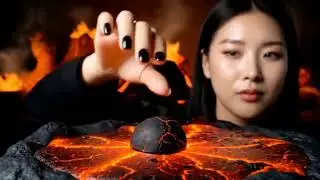 Eating asmr: let's eat some lava.