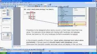 PART 6-ORACLE 10G FORM BUILDER USING CHECK BOX