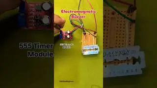 How electromagnetic buzzers work! #electronic  #buzzer