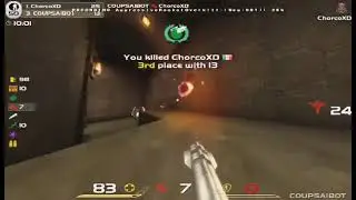 Crazy hype air-rocket on Overkill in QuakeLive