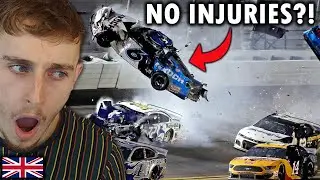 Brit Reacts to Nascar's Highest Flips