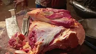 Fasted Beef Cutting Skills by Skilled butcher | Beef Cutting Skills #beefcuttingbd #meatcutter