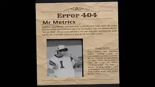 Error 404 - Mr Metrics
