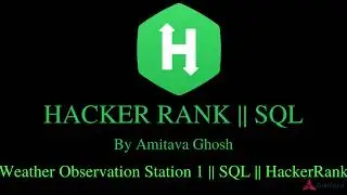 Weather Observation Station 1 | Easy | SQL | HackerRank