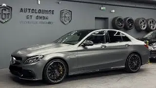 Mercedes-Benz C63 S AMG im Detail &ndash; Mattlack, Keramikbremsen & Performance pur!
