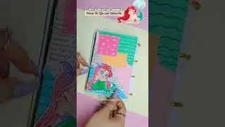 Ariel princess journal | Ariel journal | Journal with me #shorts #ytshorts