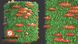 Substance Designer - Mushroom Wall Material