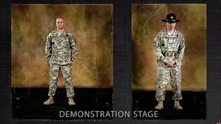 Army Drill and Ceremony Left Step March, 15 Inch Step