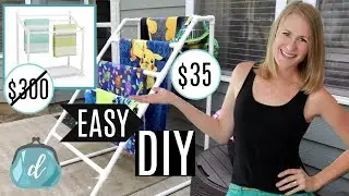 Summer Organization 💛 $300 POOL TOWEL RACK FOR JUST $35!