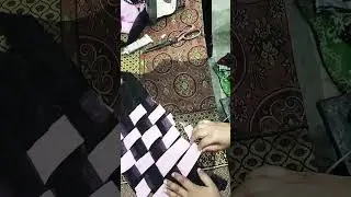 ✨ &ldquo;Blush Elegance  Modern Pink & Black Fusion2026 beautiful Chak pattern design with flower