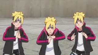 Boruto vs Sarada vs Shinki Chunin Exam final match Full Video with english subtitle