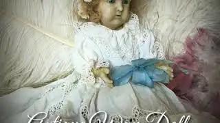Bridget found this beautiful antique Wax Doll with a wire eye mechanism