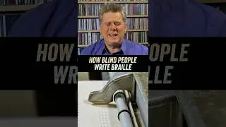 How A Blind Person Writes Braille