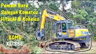 Excavator XCMG XE 135F Baru Keluar Pabrik Langsung Test