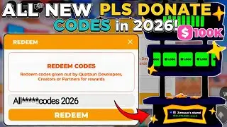 All Working PLS DONATE Codes (2026)!