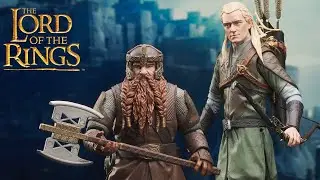 Lord Of The Rings Legolas and Gimli Figures First Look | Diamond Select Toys