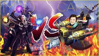 КАКАЯ РОЛЬ СЛОЖНЕЕ | МИД ИЛИ КЕРРИ?  MID OR CARRY DOTA 2