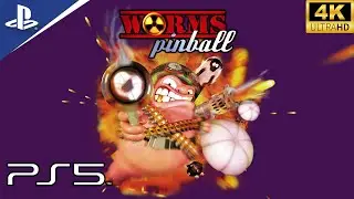 Worms Pinball (PS1) PS5 Gameplay
