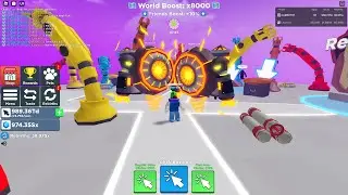 HE GAVE ME 2 MOLTEN CORE SECRET PETS IN CLICKER SIMULATOR!!!