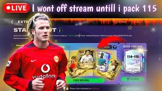 FC Mobile: I won't END Stream until I PACK 115 ! Crazy Star Scout 😲