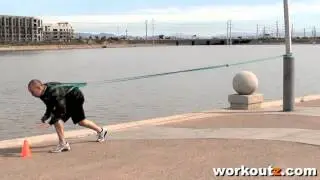 Resistance Running with Bands - Strength and Conditioning