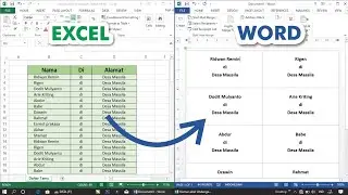 Cara membuat label undangan otomatis di Microsoft word