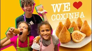 American Kids Make Brazilian Fried Chicken Balls (coxinhas)
