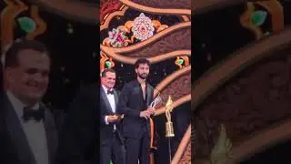 Raghav at iifa best negative role award in kill movie  #raghavjuyal #iifa2025 #iifawiner #shorts