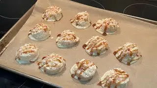 No-Bake Coconut Caramel Balls | ASMR Dessert (No Talking, Relaxing Sounds)