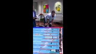 Leon Marchand&rsquo;s biggest fan at Paris 2024? None other than Michael Phelps! 🏊