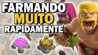 A volta do clash of clans - Evoluindo uma vila #02 - Layout CV6 farm + Estrat&eacute;gia de Ataque
