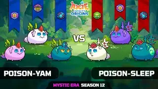 POISON-YAM vs POISON-SLEEP | SEASON 12 | AXIE INFINITY ORIGINS