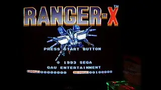 【Genesis】Ranger X / Ex-Ranza | エクスランザー ~Intro/Title/Demo //MiSTer FPGA CRT TV